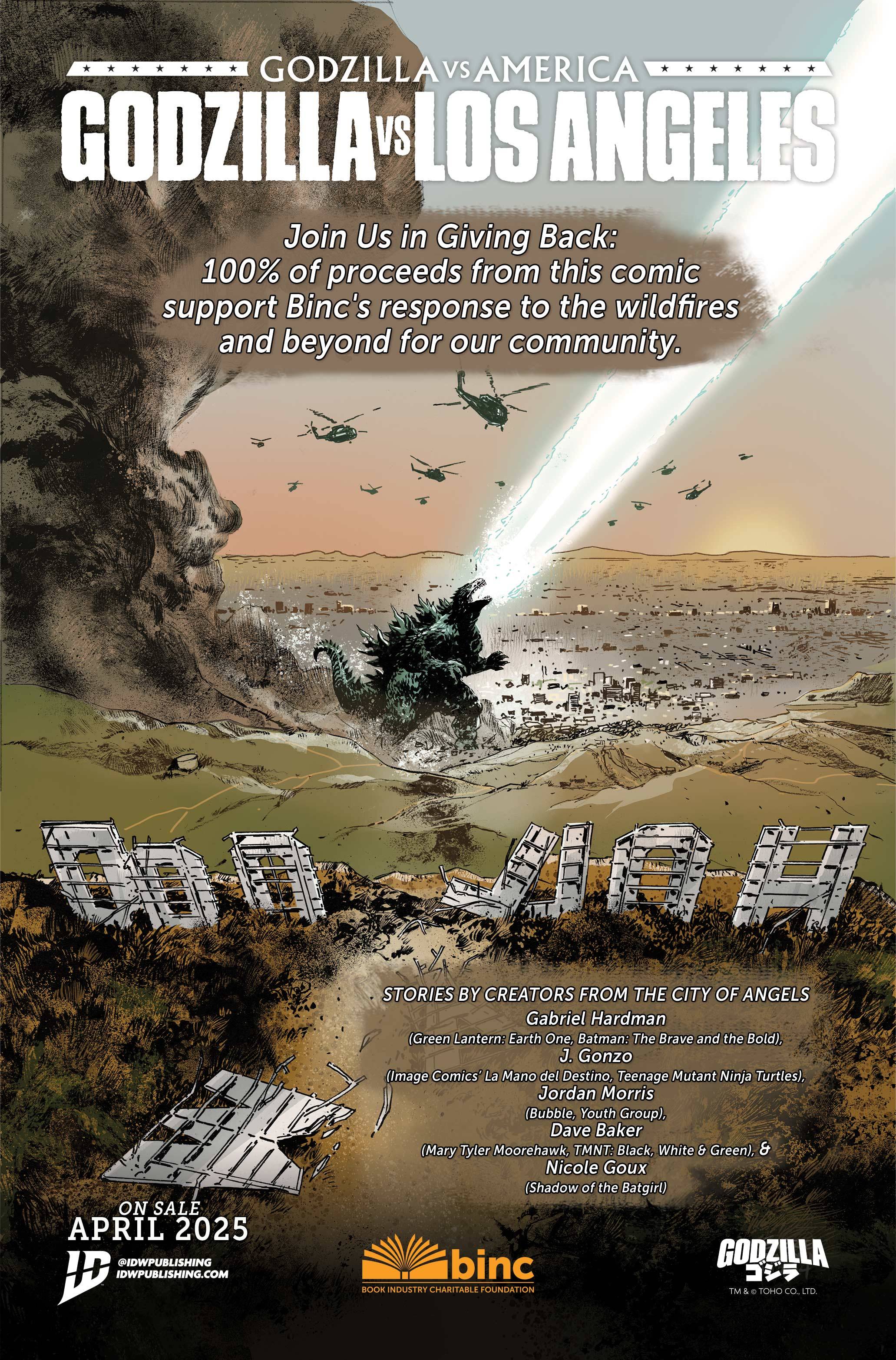 Idw's Godzilla vs. Los Angeles ten goede komt