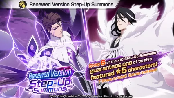 Renewed Version Step-Up Summons Begins in Bleach: Brave Souls