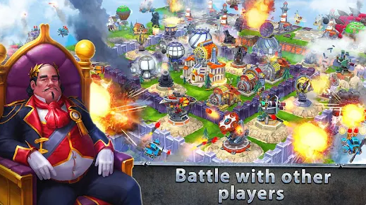 Sky Clash Lords of Clans 3D Tangkapan skrin 1