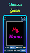 Name wallpaper maker in style ภาพหน้าจอ 1