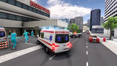 Ambulance Simulator Car Driver应用截图第0张