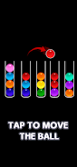 Ball Sort Puzzle: Bubble Sort ဖန်သားပြင်ဓာတ်ပုံ 0