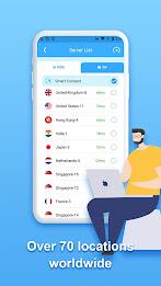 Speedy Quark VPN - VPN Master Tangkapan skrin 2