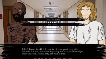 A Ride To Love - a death grips visual novel Ảnh chụp màn hình 1