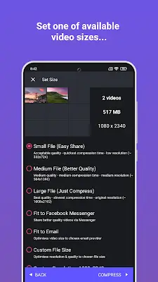 Video Compressor Panda Resizer Screenshot 2