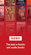 Saxo: Audiobooks & E-books Zrzut ekranu 0