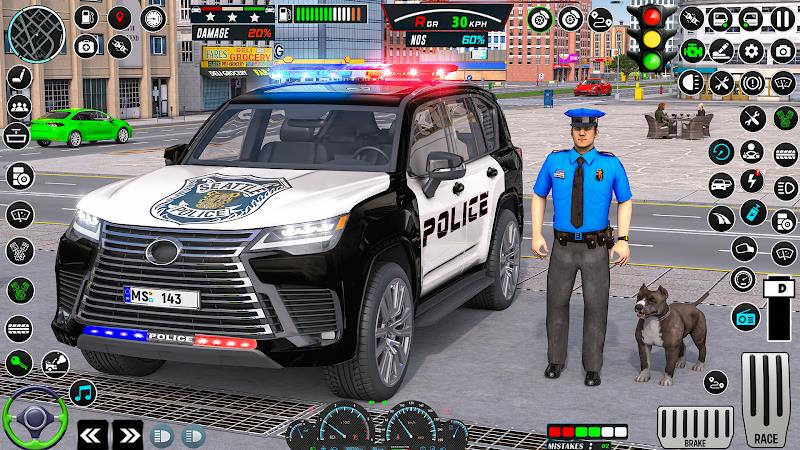 US Police Car Parking - King Screenshot 0