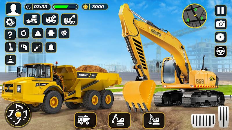 Real Construction Jcb Games 3D Ekran Görüntüsü 1