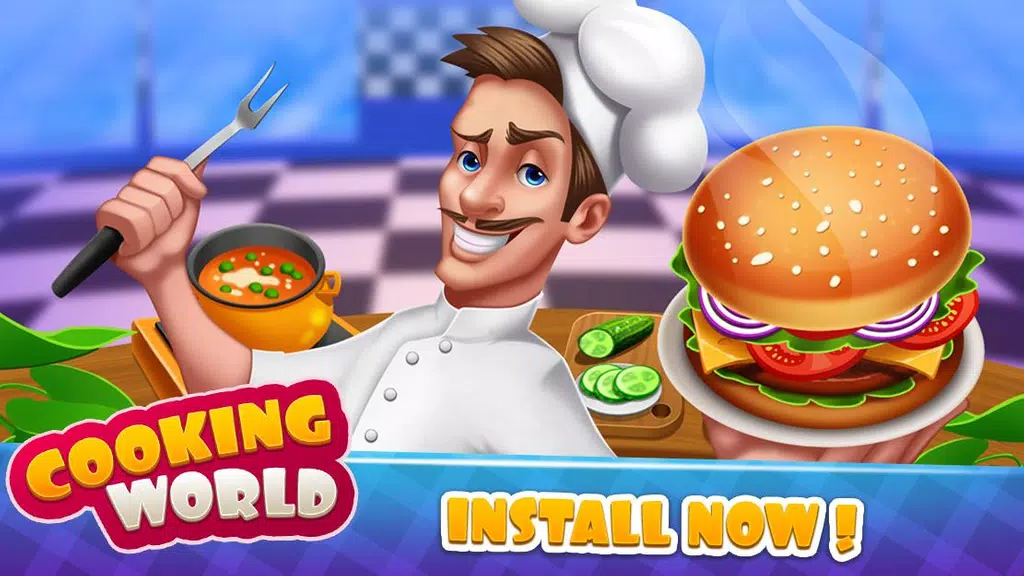 Cooking World - Food Fever & Restaurant Craze Capture d'écran 0