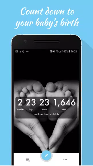Schermata Baby Countdown Widget 0