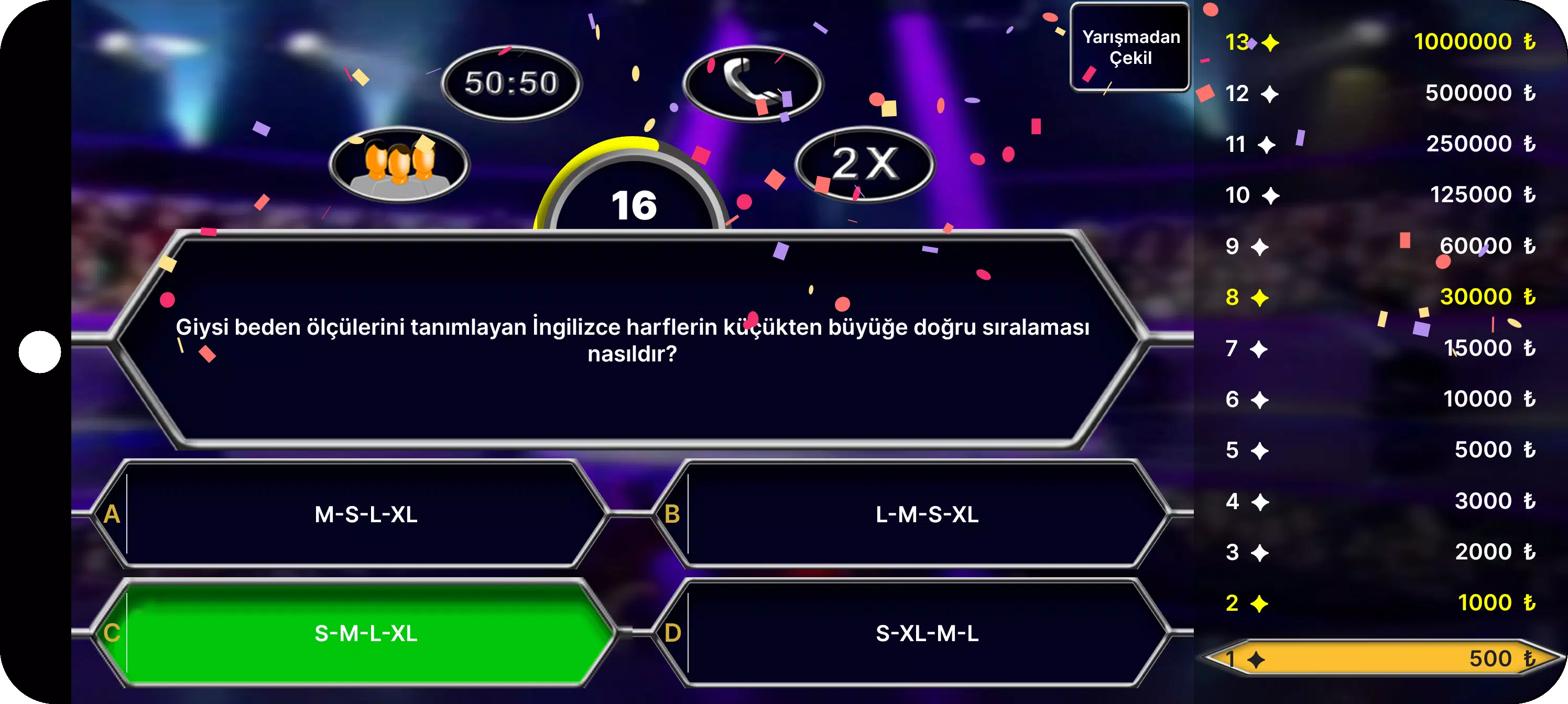 Milyoner Bilgi Yarışması Captura de pantalla 2