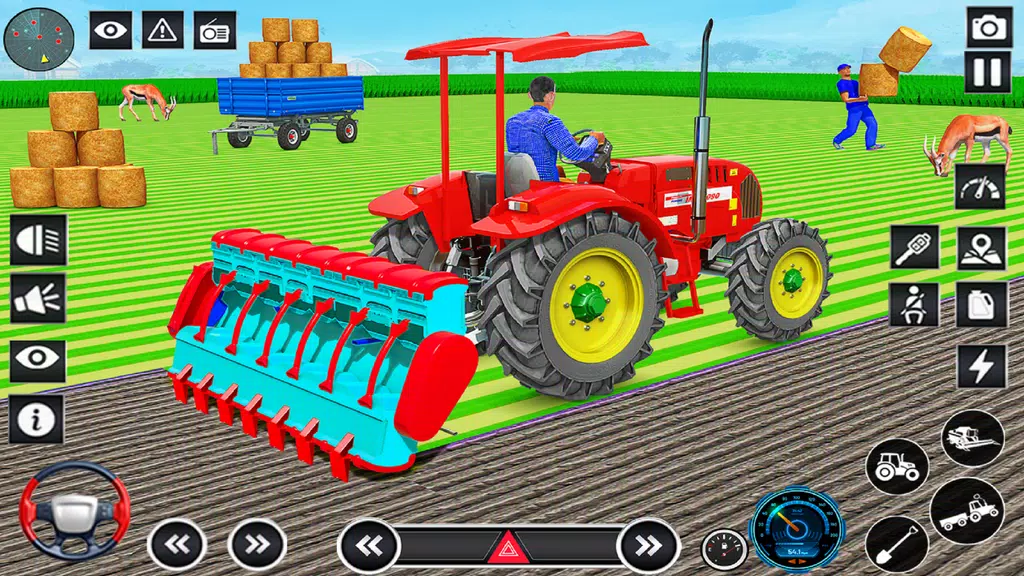 Farming Games: Tractor Driving स्क्रीनशॉट 1