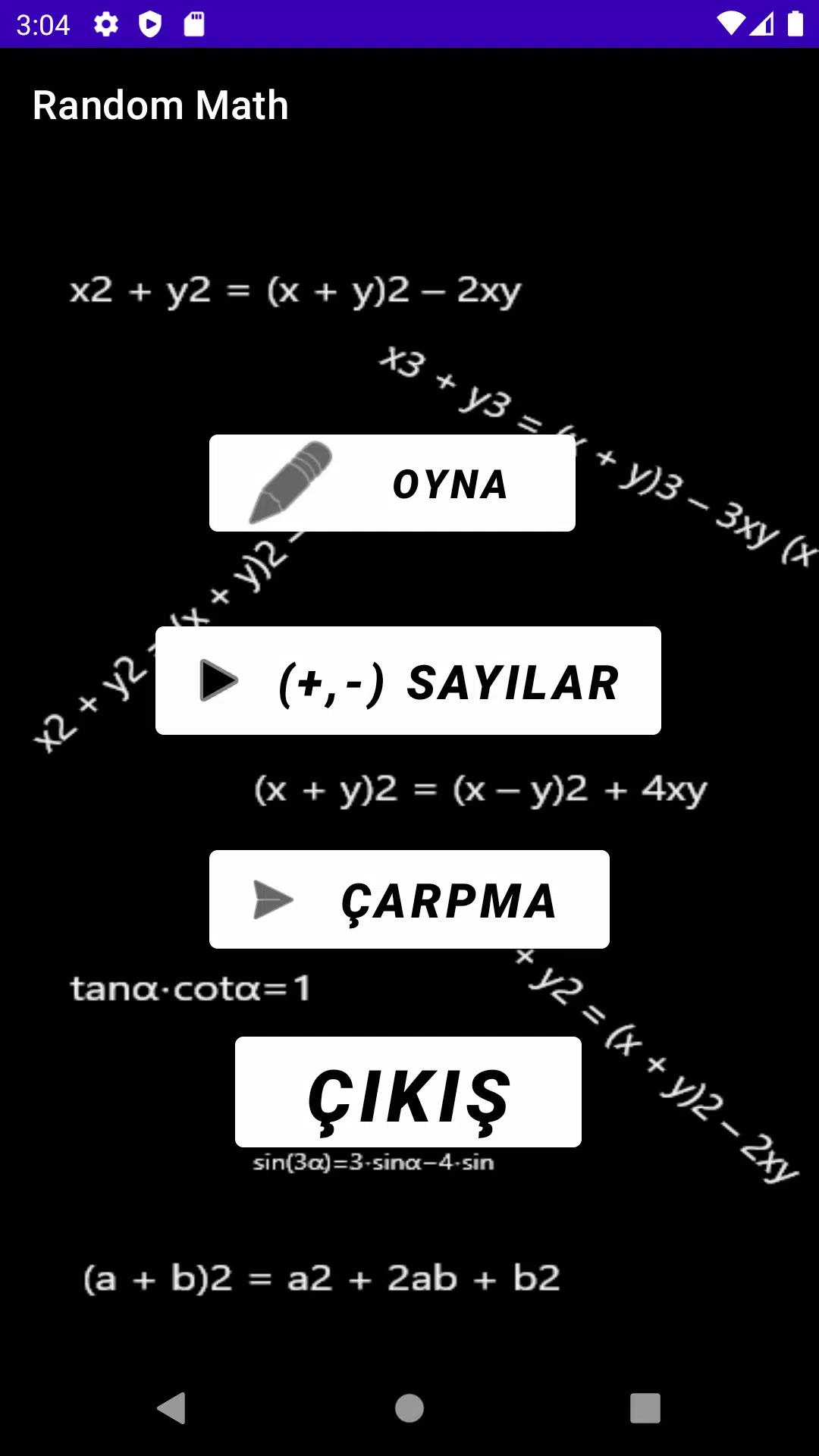 Schermata Random Math 0