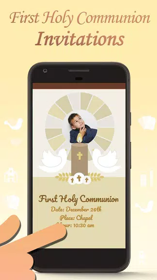 First Communion Invitations 스크린샷 0