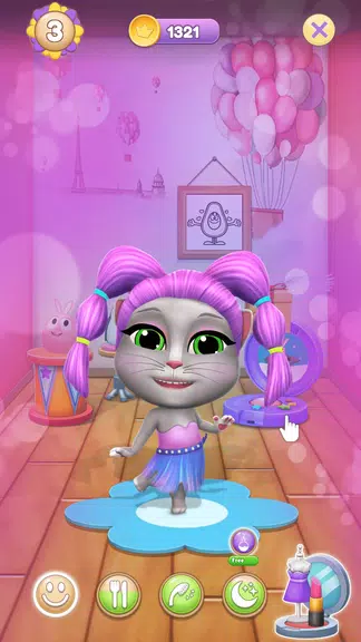 Virtual Pet Lily 2 - Cat Game ဖန်သားပြင်ဓာတ်ပုံ 1