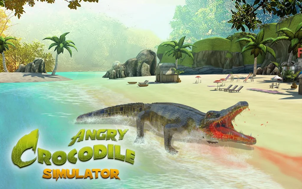 Crocodile Attack Animal Sim Tangkapan skrin 0