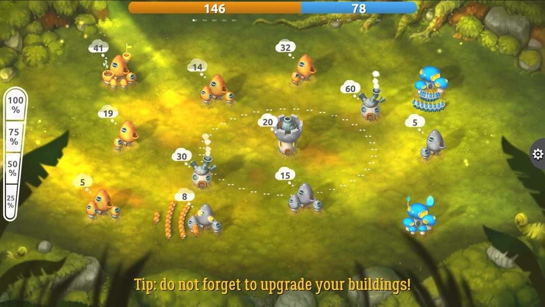 Mushroom Wars 2: RTS Strategy स्क्रीनशॉट 1