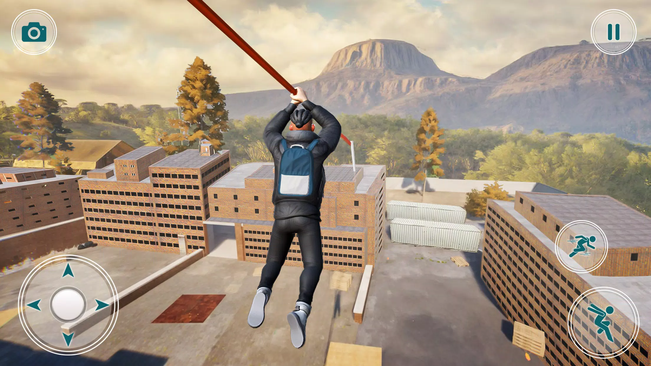 Going Up Parkour Rooftop Games Скриншот 3