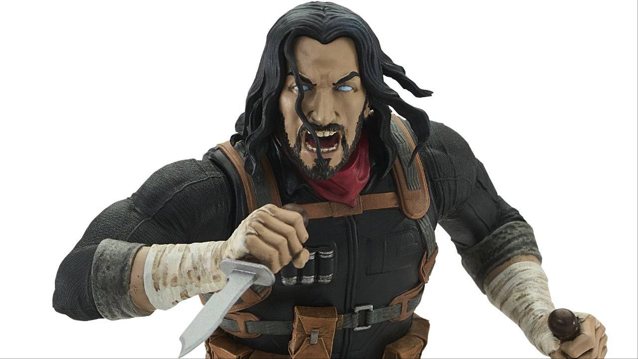 Keanu Reeves' BRZRKR Gets a Bloody Statue From Diamond Select Toys