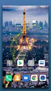 Paris Night Live Wallpaper Ảnh chụp màn hình 2