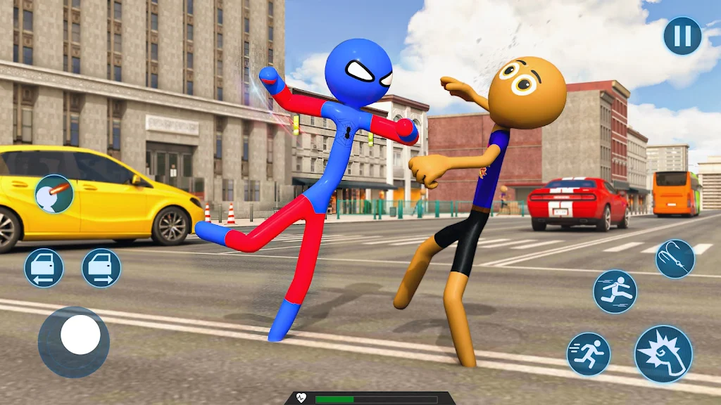 Spider Hero Stickman Rope Hero Schermafbeelding 0