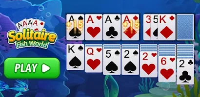 Solitaire Fish World-OceanTrip Captura de pantalla 0