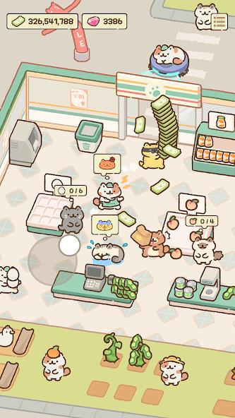 Cat Mart: Cute Grocery Shop Mod Screenshot 1