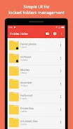 Lock my Folder - Folder hider स्क्रीनशॉट 0