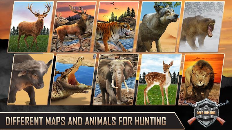 Deer Hunting Simulator Games Ảnh chụp màn hình 1