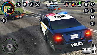 SUV Police Car Chase Thief Sim Schermafbeelding 2