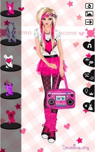 Emo dress up game Screenshot 0