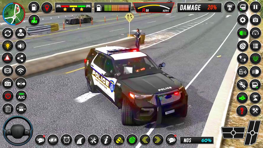 City Police Cop Car Driving 3D Captura de tela 3