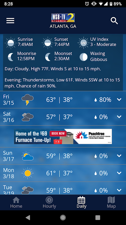 WSB-TV Weather应用截图第2张