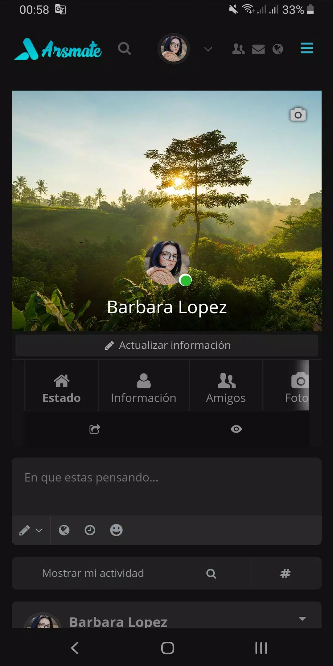 Arsmate Capture d'écran 2
