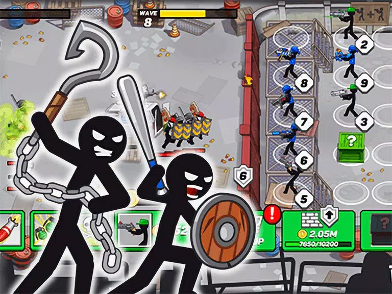 Stickman Defenders: Stick War Ảnh chụp màn hình 3