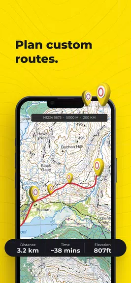 HiiKER: The Hiking Maps App स्क्रीनशॉट 2