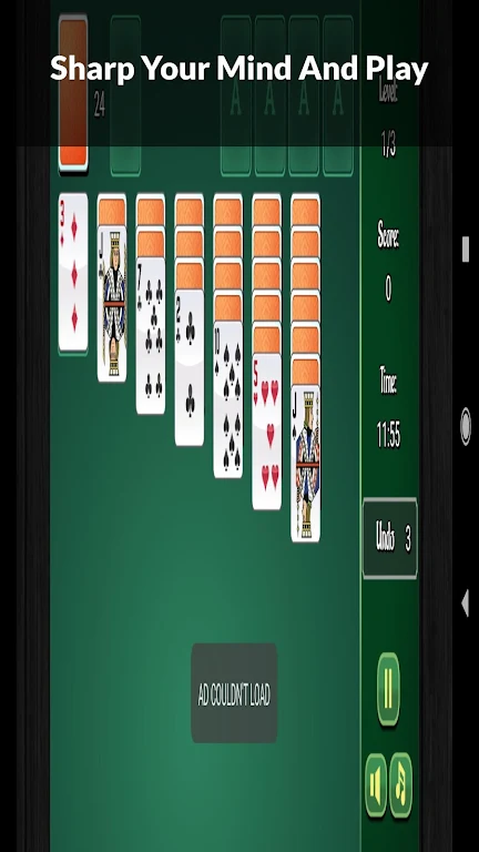 CLASSIC SOLITAIRE GAME -SIMPLE SOLITAIRE GAME EVER应用截图第1张