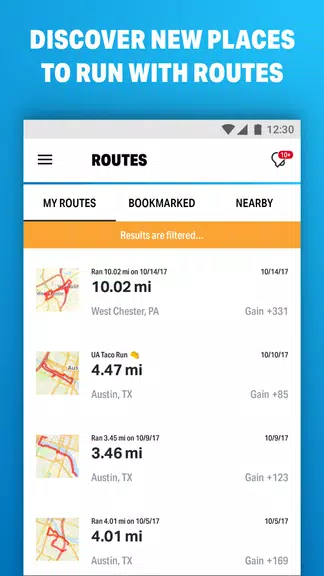 Map My Run powered by Outside স্ক্রিনশট 2