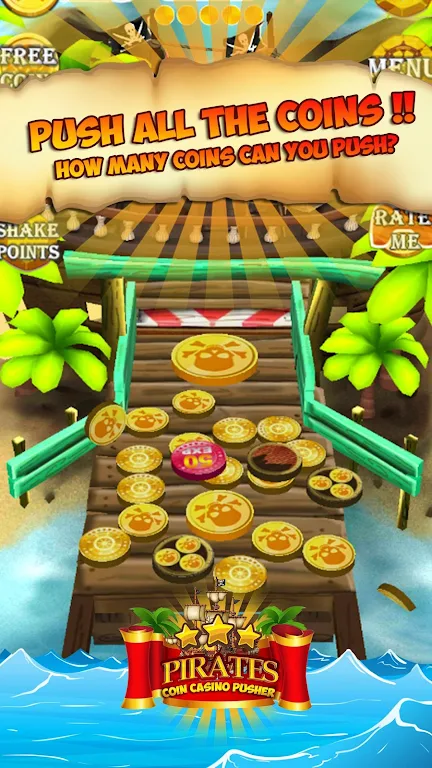 Pirates Coin Casino Pusher Capture d'écran 1