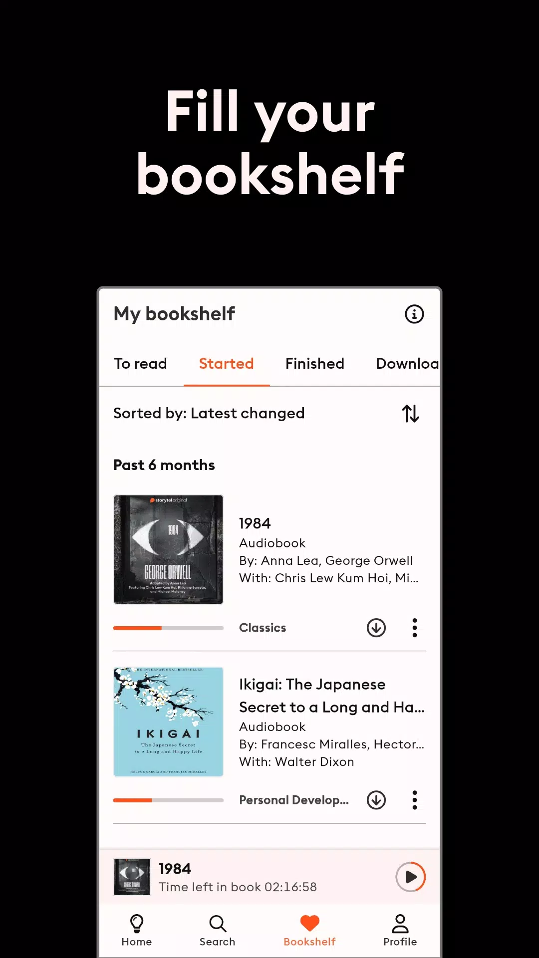 Storytel Tangkapan skrin 3