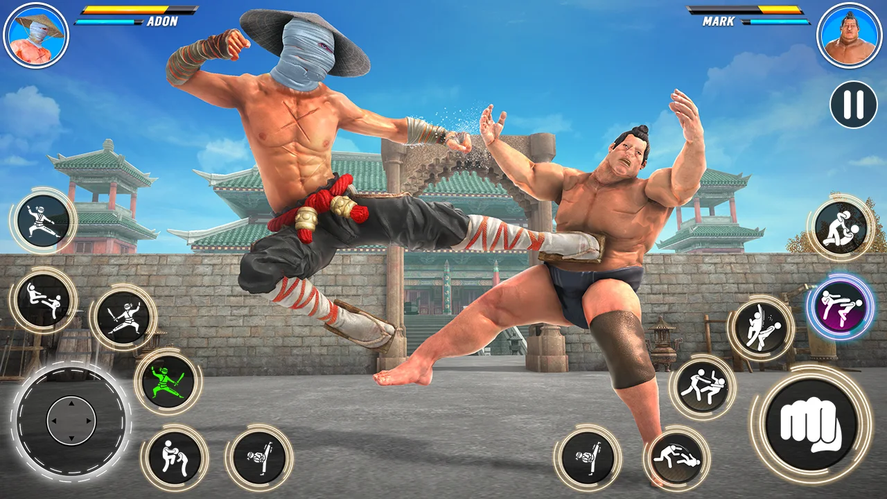 Kung Fu Games - Fighting Games 스크린샷 2