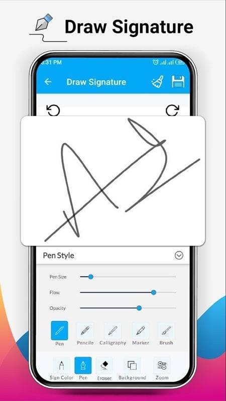 Signature Maker Pro स्क्रीनशॉट 1