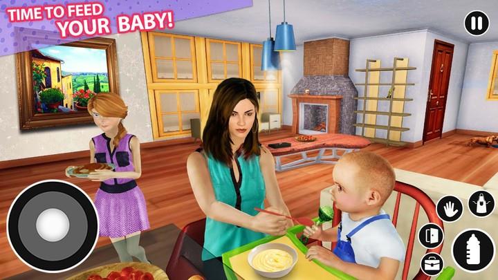 Single Mom Baby Simulator ဖန်သားပြင်ဓာတ်ပုံ 0