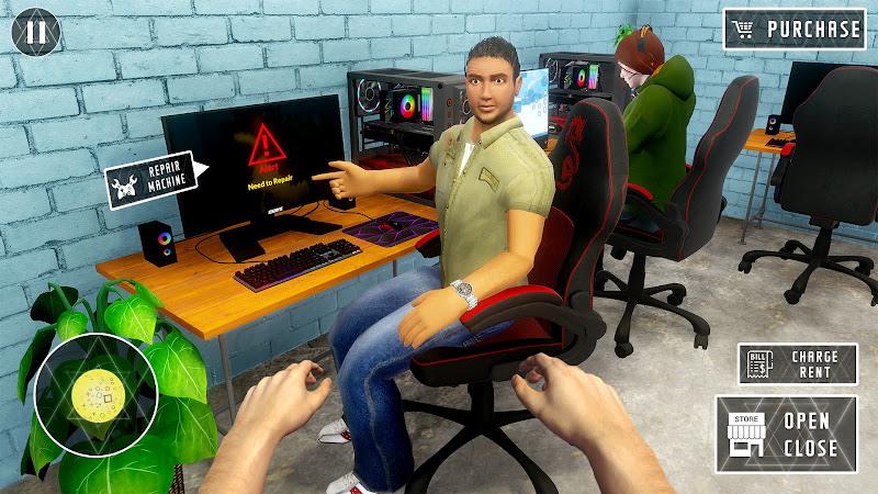 My Gaming Cafe Simulator ဖန်သားပြင်ဓာတ်ပုံ 1