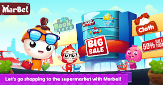 Marbel Supermarket Kids Games Tangkapan skrin 2