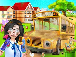 School Cleanup - Cleaning Game Zrzut ekranu 0