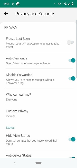 WhatsApp Plus v17.70 Zrzut ekranu 1