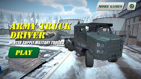 Army Truck Driver Captura de pantalla 0