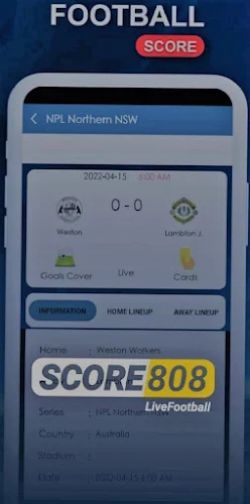 Score808 Sport - Live Football应用截图第0张