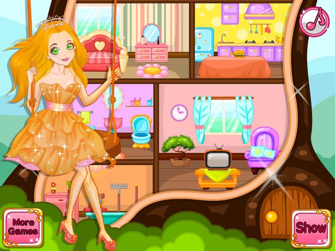 Princess Doll House Decoration ภาพหน้าจอ 0